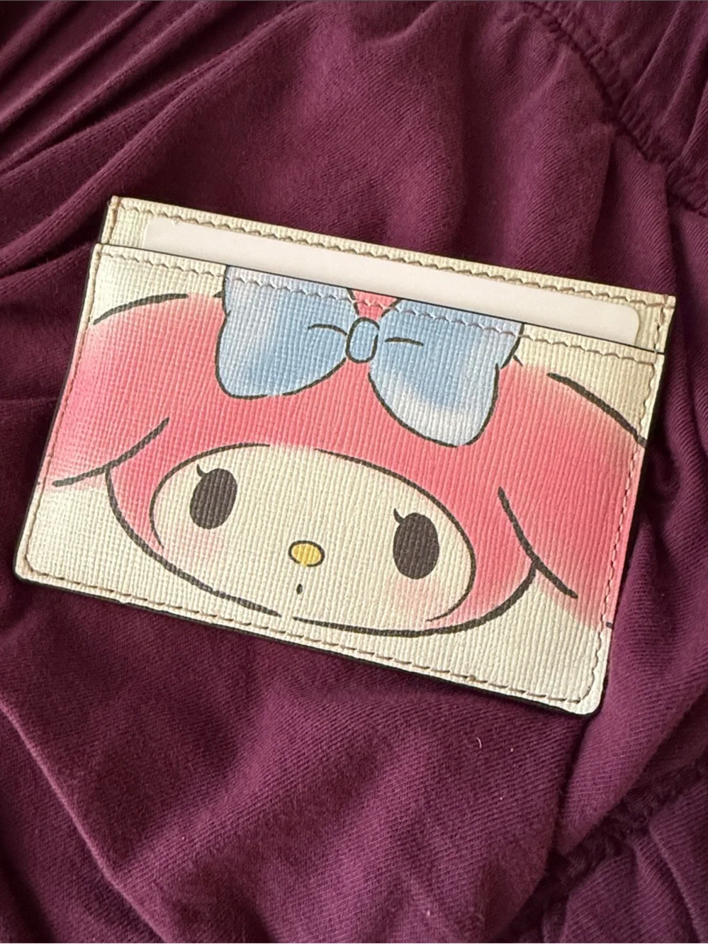 Furla x Sanrio My Melody Pink Blue Card Holder